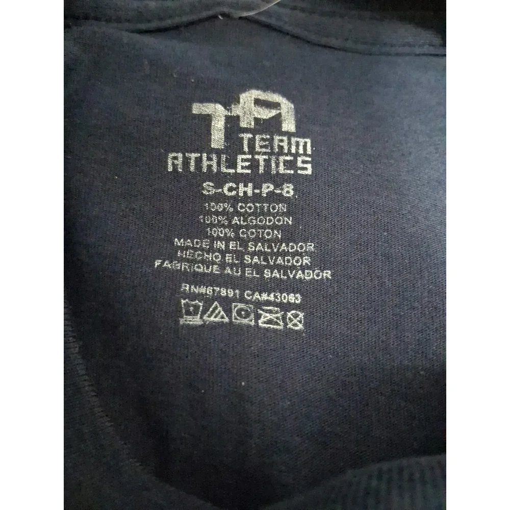 Team Athletics MLB Minnesota Twins Kids Long Sleeve Graphic T-Shirt Navy Small 8